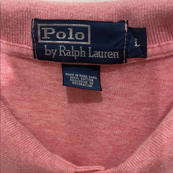 Polo by Ralph Lauren Men's Pink Polo Shirt - Picture 2 of 6
